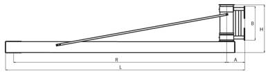 rotational arm -RO-2,5-E-D; RO-4-E-L; RO-4-E-D;