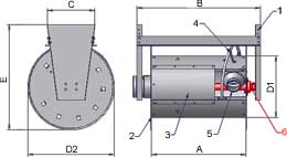 Reels Exhaust Extractors ALAN Motor Drive